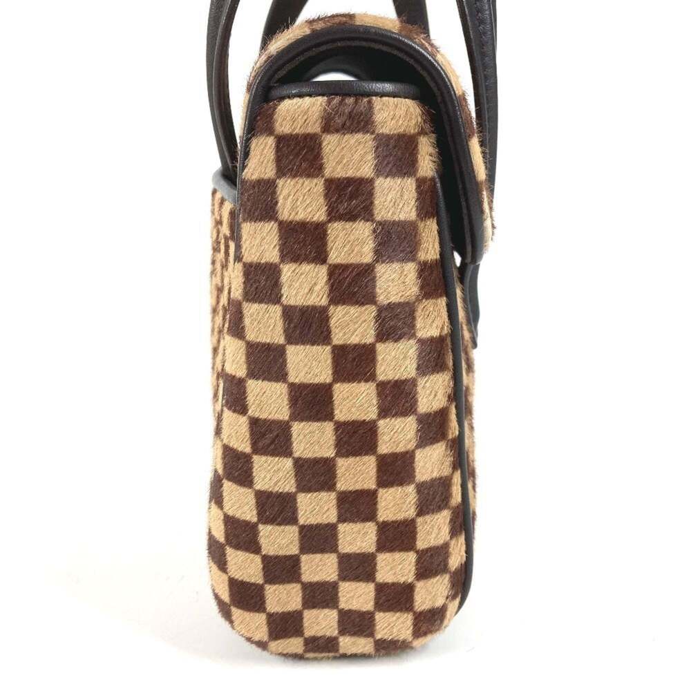 LOUIS VUITTON Brown Damier Leather Tote Bag - Picture 5 of 16